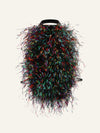 Kaia top in Disco Feathers