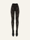 Lace Skin leggings in Onyx