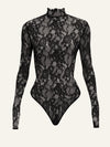 Allure bodysuit in Noir Lace