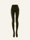 Skin leggings in Khaki