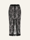Allure skirt in Noir Lace