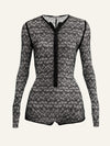 Good Girl jumpsuit in Noir Lace