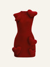 9PM dress in Heart Red