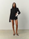 Keira blazer in Onyx Wool