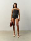 Bundle: Edition bandeau in Raw Denim + Mini Mini shorts in Raw Denim