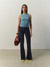 Tate Top in Blue & Yellow