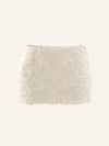 Mini Mini skort in Innocent White