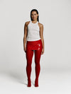 Бандл: Base top in Milk + Mini Mini skort in Red Patent