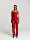 Бандл: Killa bandeau in Red Patent + Killa pants in Red Patent