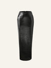 Pencil skirt in Onyx Patent