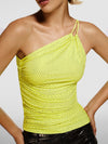 Twine top in Yellow Glow