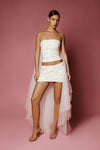 Бандл: Killa bandeau in Innocent White + Mini Mini skort in Innocent White