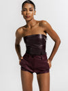 Vixen shorts in Plum