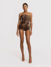 Бандл: Etta bandeau in Leopard + Vixen shorts in Leopard