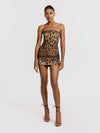 Бандл: Killa bandeau in Leopard + Dancing On The Table skort in Leopard