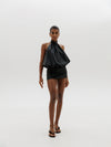Bubble jumpsuit in Onyx