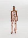 Бандл: Killa bandeau in Pink Croc + Killa pants in Pink Croc