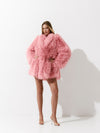 Delight coat in Pink