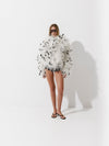 Majesty сoat in Dalmatian Feathers