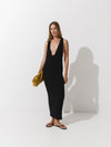 Cutout dress in Onyx
